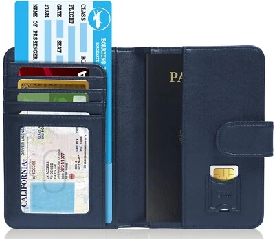 ACCESS DENIED Brand New Passport Holder Cover Travel Wallet For Men & Women RFID Blocking