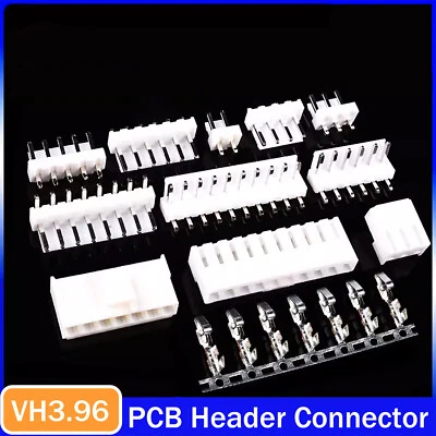 2 to 10 Pin 3.96mm PCB Connector Housing Pin Header JST VH Compatible - Image 1 of 4