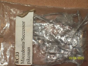 Alexandrian Macedonian Imperial Successor Pikemen X 8 Virgin Metal - Picture 1 of 2