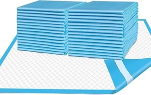 100x Disposable Incontinence Underpads 60x60cm – Absorbent Bed Protectors - Picture 1 of 6