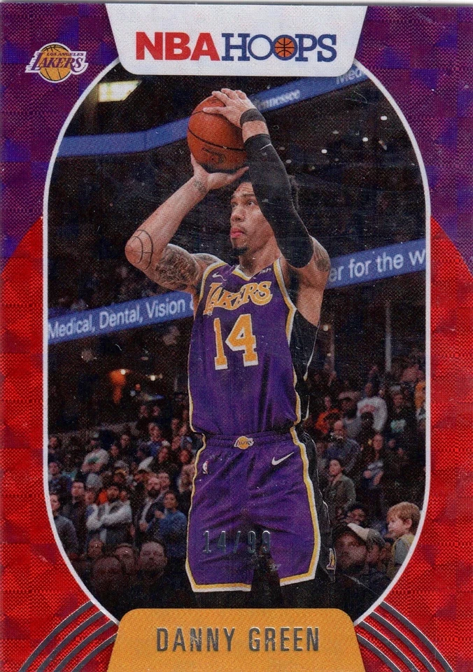 Danny Green 2020-21 Panini Hoops 14/99 Jersey Number 1/1 - Image 1 of 1