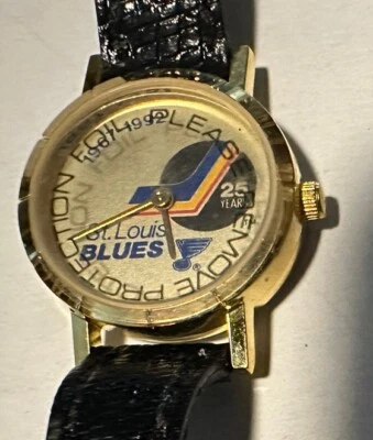 Reloj Pulsera St. Louis Blues 1992 25 Aniversario Promo (2M) Foto 1 de 4