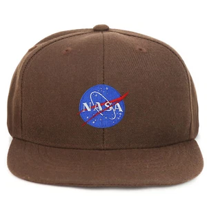 Youth Kid Size Small NASA Insignia Patch Flat Bill Baseball Cap - FREE SHIPPING - Picture 1 of 21