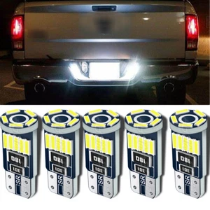 5X T10 LED License Plate Light Bulbs for GMC Sierra 1500 1999- 2020 2021 2022 - Foto 1 di 9