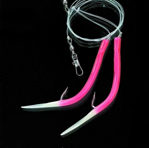 DEGA Gummi-Makk-Vorfach Fluorot mit Leuchtspitze #10/0 - Bild 1 von 1