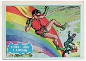 1966 Batman Blue B Series (Blue Bat on Reverse) (44B) Riddler Robs A Rainbow - Picture 1 of 2