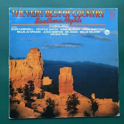 SOUTHERN NIGHTS (Best Of Country) Folk LP Glen Campbell Dr. Hook Linda Ronstadt - Image 1 of 4