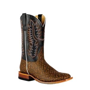 Horse Power Men's Elephant Print Embroidered Cognac Brown Western Boot HP1886 - Picture 1 of 11