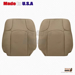 2005 - 2019 For Nissan Frontier Driver & Passenger Tops Cloth Seat Cover In Tan - Picture 1 of 7