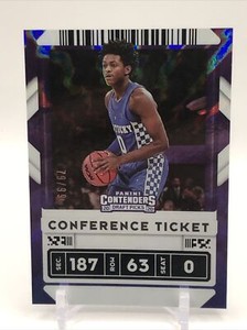 2020 Panini Contenders Draft Picks De'Aaron Fox Conference Ticket /99 Kings