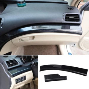 Carbon Fiber Style Co-Pilot Dashboard Panel Cover Trim For Acura TSX 2009-2014 - Bild 1 von 8