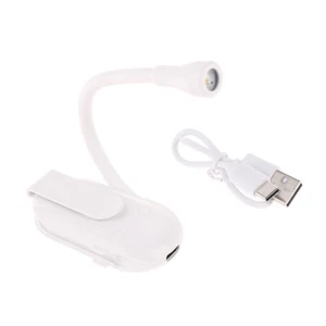 Mini LED Eye Protection Book Night Light Adjustable Clip 360° Flip Study Lamp - Photo 1/14