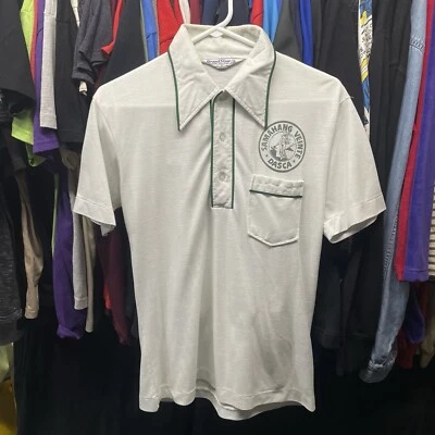 Polo Samahang Veinte Dasca 20 Grande Slam uomo grande bianca stile vintage - Immagine 1 di 4