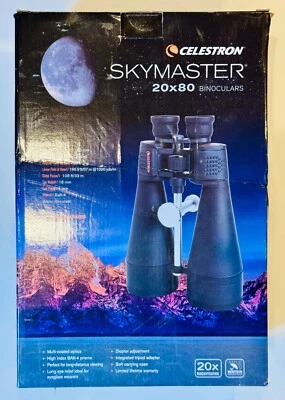 NEW Celestron Skymaster 20 x 80 Observation Binoculars - Image 1 of 3
