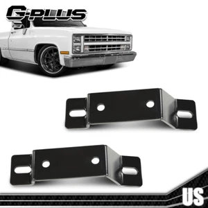 FIT FOR 73-87 CHEVY C10 GMC SQUAREBODY FRONT SWAYBAR BRACKETS LOWERED 2PCS - Picture 1 of 12