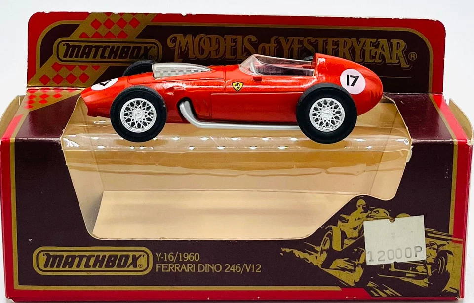 EBOND Modellino Ferrari Dino 246/V12 - Y-16 - 1960 - MatchBox - 1:43 - 0515 - Immagine 1 di 1