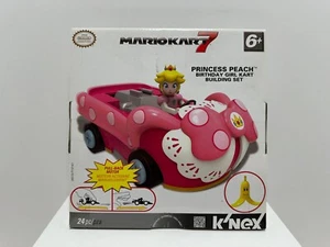 KNEX Mario Kart 7 Princess Peach Birthday Girl Kart Building Set Nintendo New - Picture 1 of 5