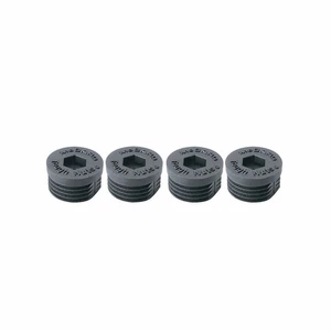 Lug Nut Plug; For Use With McGard Racing Lug Nuts; Black; Nylon; Set Of 4 - Picture 1 of 5