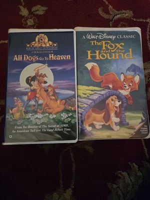 Lot of 8 Kids VHS Movies - Disney and Warner Brothers Clam Shell Case Foto 1 de 4