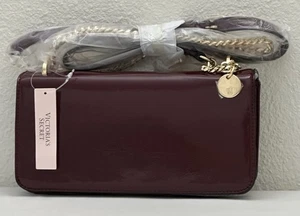 NWT Victoria's Secret City Mini CrossBody Leather Shoulder Bag $60 Red - Picture 1 of 5