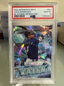 2022 Bowman's Best Atomic Refractor Julio Rodriguez #EE-4 Rookie RC - Picture 1 of 2