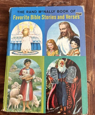 Vintage The Rand McNally Book Of Favorite Bible Stories and Verses 1963 - Image 1 of 4