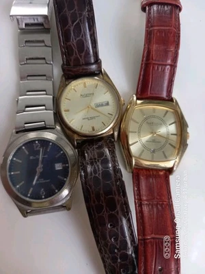Lote funcionando de 3 relojes para hombre: Ben Sherman, Van Heusen, Aviatime - baterías nuevas Foto 1 de 4