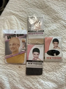 Wig Cap 2 Pk 3 Weaving Caps All New - Picture 1 of 2