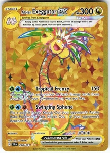 Alolan Exeggutor ex - 248/191 Pokemon SV08: Surging Sparks Holo Hyper Rare NM - Picture 1 of 2