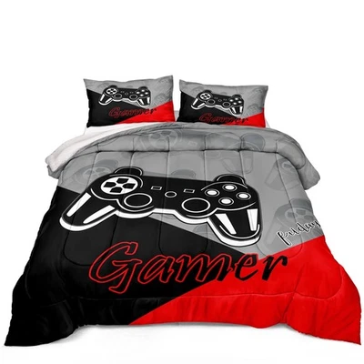 Z.Jian HOME Gaming Comforter for Boys Teen Game Contoller Bedding Set for Kids - Image 1 of 4