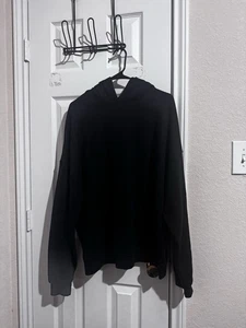 Mnml Hoodie Sweatshirt Herren XL schwarz Fleece gefüttert Pullover Langarm - Bild 1 von 3