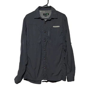 Eastern Mountain Sports Vented Long Sleeve Button Up Shirt Men’s Medium - Picture 1 of 13