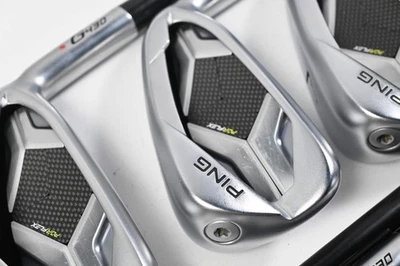 Ping G430 Irons / 5-PW+GW+SW+LW / Red Dot / Stiff Flex Ping Alta CB Black AWT - Image 1 of 4