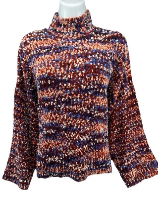 Nuevo Suéter Marc New York Grueso Tejido Para Mujer Talla Mediana Rojo/Azul Abstracto Nuevo Con Etiquetas Foto 1 de 4