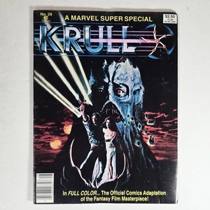 Revista de cómics Marvel Super Special #28 adaptación cinematográfica Krull - Imagen 1 de 2
