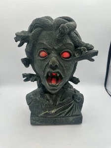 2011 WORKS GREAT Magic Power Halloween Medusa Head Animated Sound Lights - Picture 1 of 10