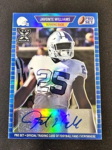 2021 Pro Set Metal Javonte Williams Rookie RC Autograph #d 13/75 - Picture 1 of 2