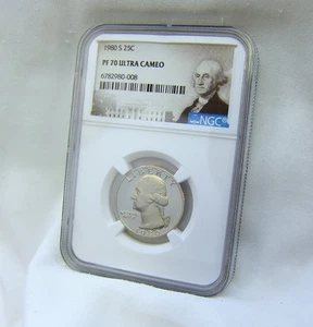 NGC PF-70 Ultra Cameo 1980-S Washington Quarterl!! - Picture 1 of 6