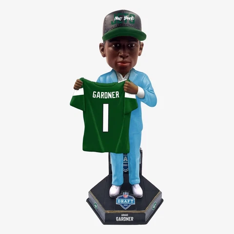 Ahmad Gardner New York Jets 2022 Draft Pick No. 4 Bobblehead NFL Football Cover