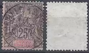 TIMBRE des COLONIES FRANÇAISES CONGO N°19 oblitéré CACHET à DATE cote 25€ - Imagen 1 de 1