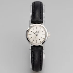Omega Genève Ladies Manual Vintage Silver Cocktail Mini Watch 20 mm - Picture 1 of 10