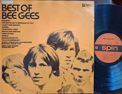 Bee Gees - Best Of Bee Gees Mono + Insert Aussie 12 Track 12" LP VG/VG - Image 1 of 3