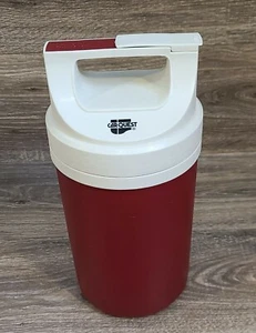 Vintage Igloo WIX Playmate Deep Red Cooler Half Gallon Thermos Wasserkanne 1986 80’s - Bild 1 von 8