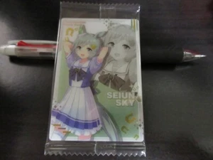 Tarjeta de oblea Uma Musume W1-12 SEIUN SKY japonesa - Imagen 1 de 2