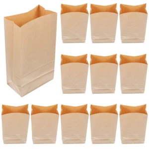  20 Pcs Food Storage Bags Reusable Grocery Fruit and Vegetable Kraft Paper Child - Picture 1 of 12