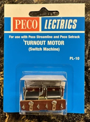 Motor de Desvío PECO Lectrics Modelo PL-10 (Máquina Interruptor) ¡NUEVO EN PAQUETE! Foto 1 de 4