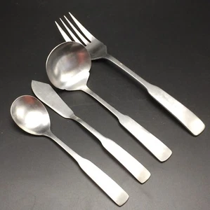 4 piezas Rogers Colonial Country Serving Hostess cucharón de salsa tenedor de carne cuchara de gelatina - Imagen 1 de 8