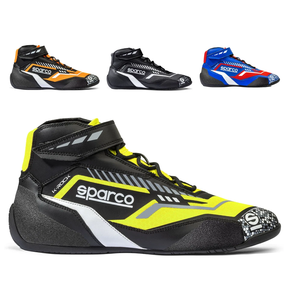 2025 Sparco K-ROCK Karting Boots Kart Shoes in 4 New Colours Adult & Kid Sizes - Image 1 of 4