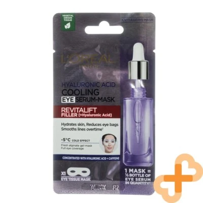 L'Oreal Paris Revitalift Filler Kühler Eye-Serum Maske 11g Hydrating Hyaluron - Bild 1 von 4