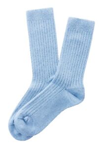 NWOT HANRO Wool Cashmere Blend Socks Hortensia Size 8-10.5
